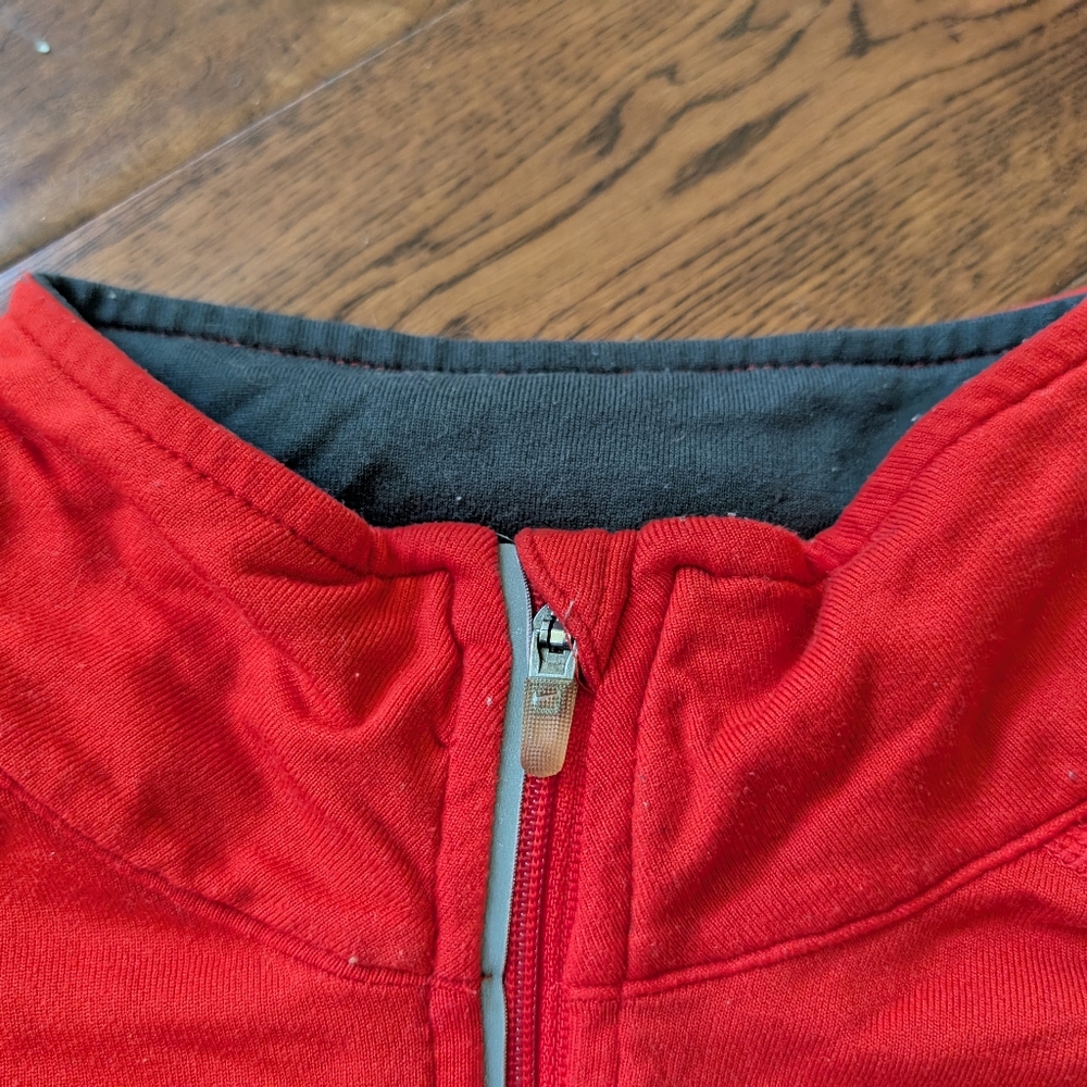 Ladies Nike Dri-fot 1/4 Zip Long Sleeve Pullover Lightweight Layer Shirt Size M - Picture 5 of 7